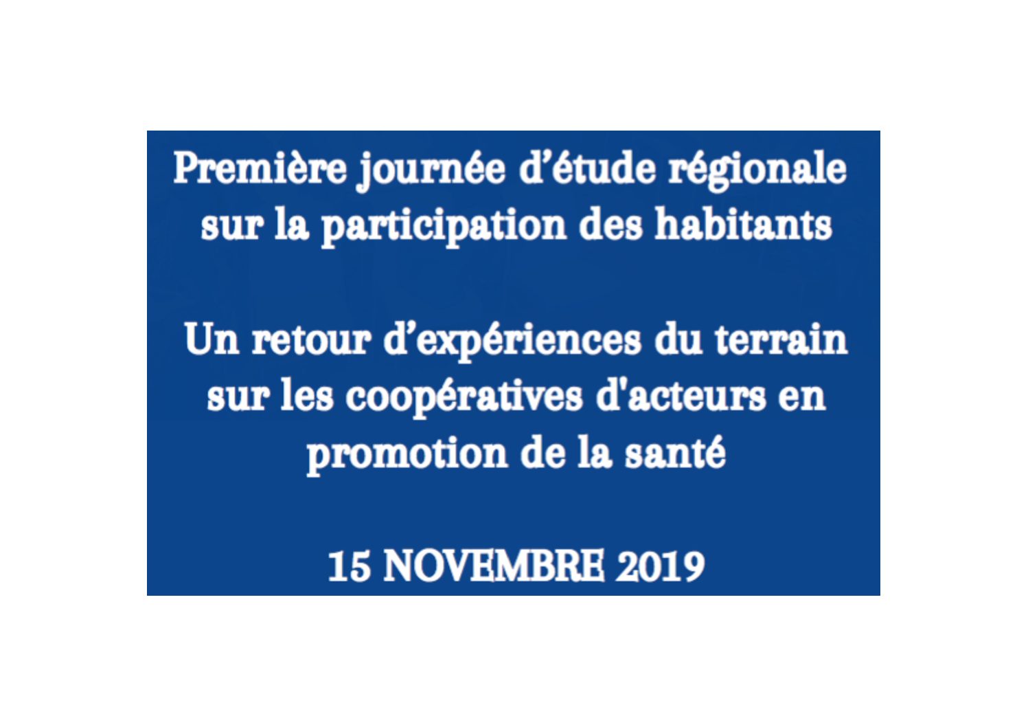 Sortie des actes de la 1ere journée d’étude sur la participation des habitant.e.s au sein des coopératives d’acteurs