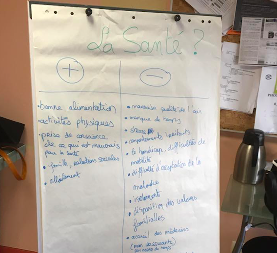 Participation des habitants à l’élaboration du Plan Régional de Santé 2018-2022